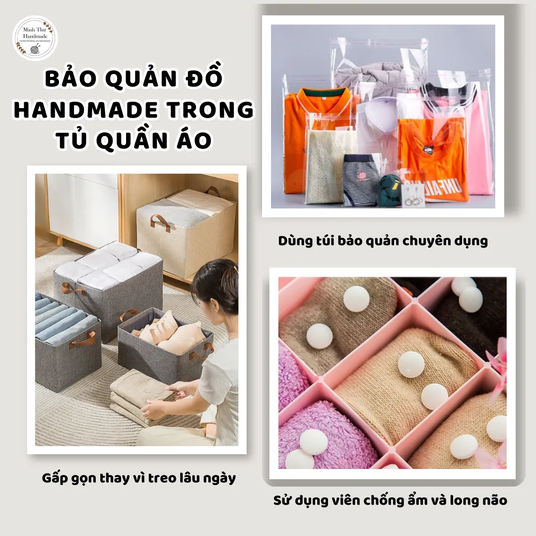 Bảo quản đồ handmade trong tủ quần áo