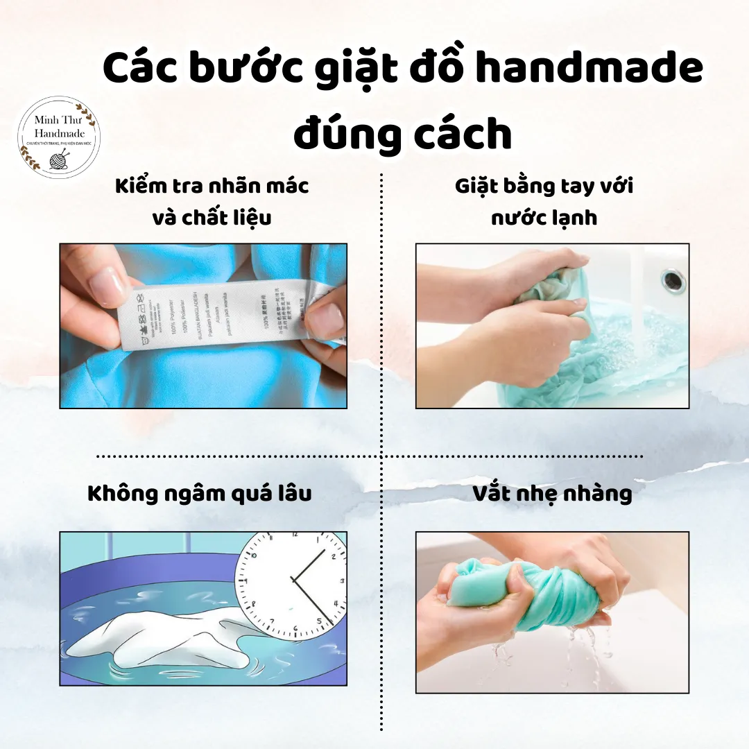 Bí quyết bảo quản quần áo và phụ kiện handmade