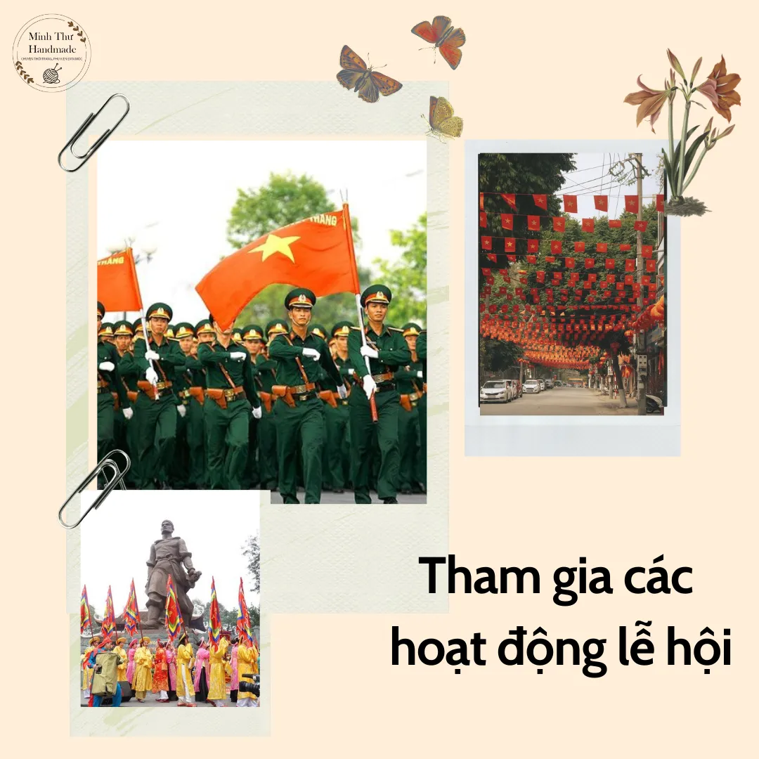 Tham gia các hoạt động lễ hội