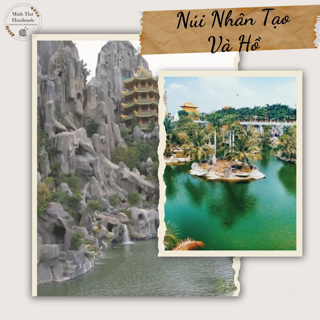  Núi Nhân Tạo và Hồ 