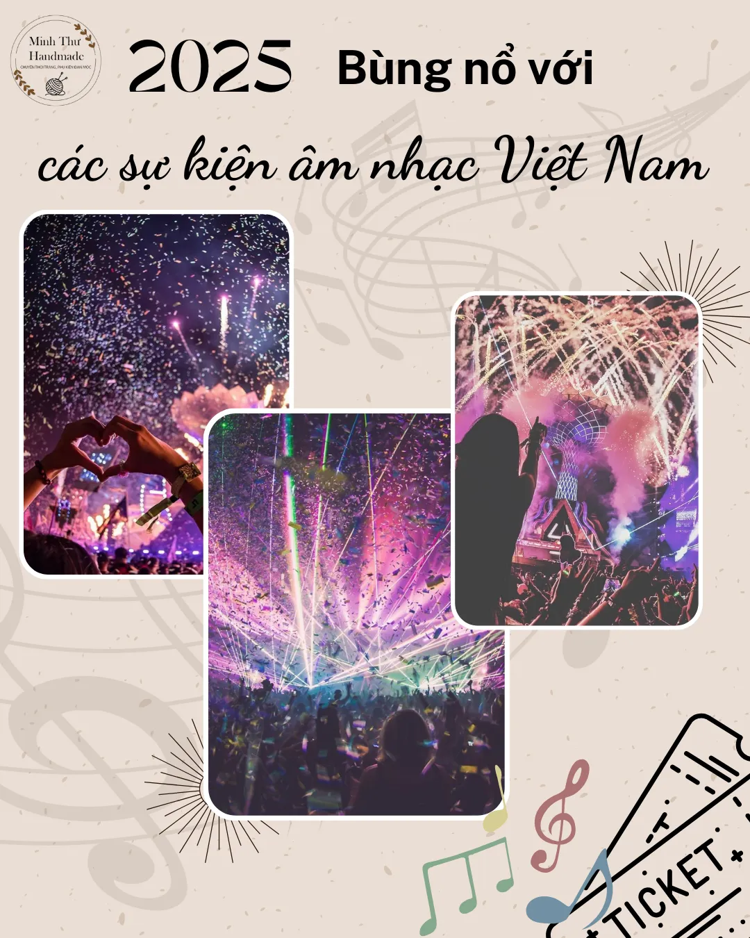 2025 Bùng nổ với các sự kiện âm nhạc Việt Nam
