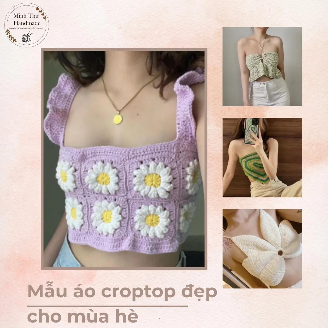 Mẫu áo croptop đẹp cho mùa hè