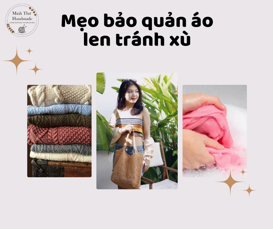 Mẹo bảo quản áo len tránh xù