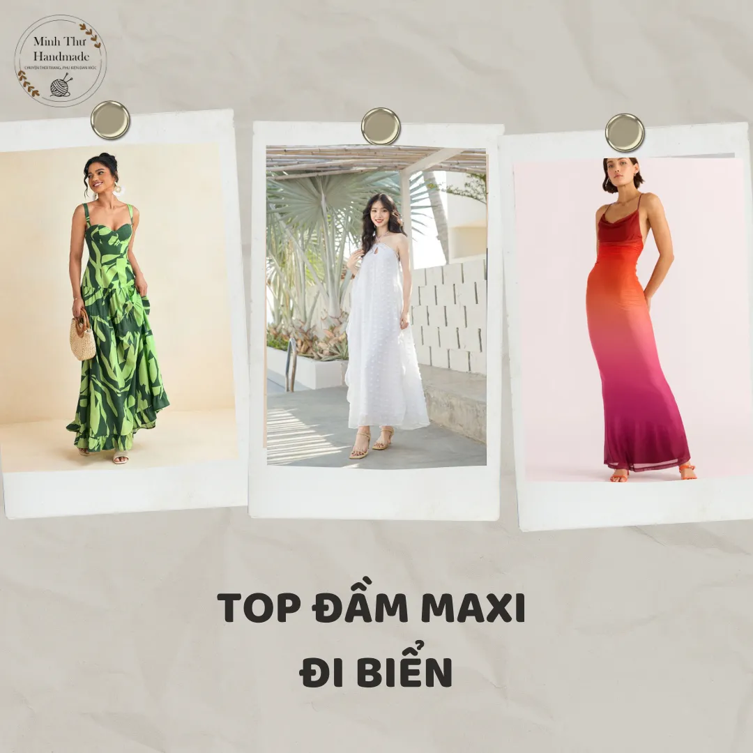 Top 5 Đầm Maxi 2 Dây Đi Biển Mùa Hè 2025