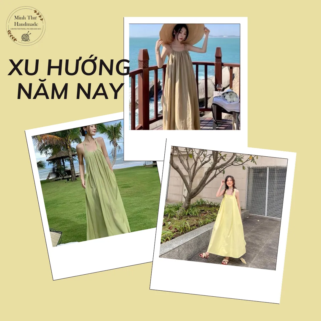 Xu Hướng Đầm Maxi 2 Dây Đi Biển Năm Nay