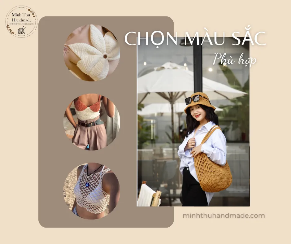 Chọn màu sắc phù hợp khi phối đồ len handmade