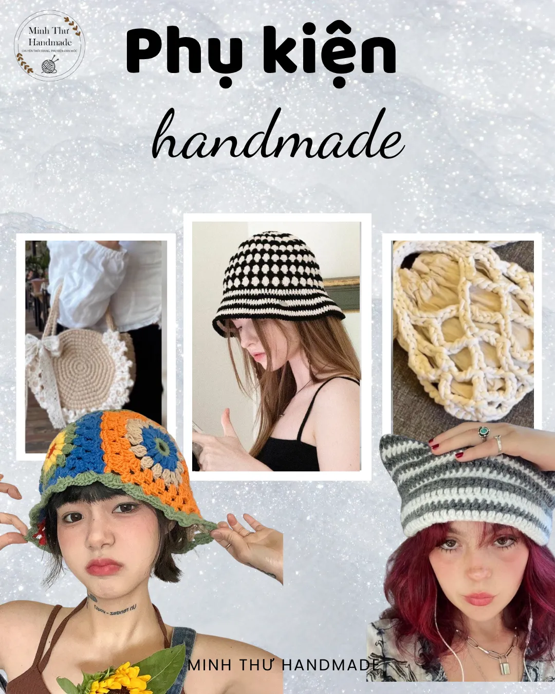 Các phụ kiện từ handmade đi kèm